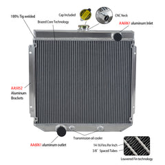 1Wolrey Aluminum Radiator Fits Ford XY XW 302 GS GT 351 cleveland