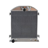 Wolrey Aluminum Radiator Fit 1931-1932 Ford Chopped Hot Rod w/Ford 302 V8 Model A 32