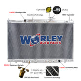 Wolrey Aluminum Radiator Fit Honda 2002-2006 CR-V / 2003-2006 Element 2.4L L4 2004 2005