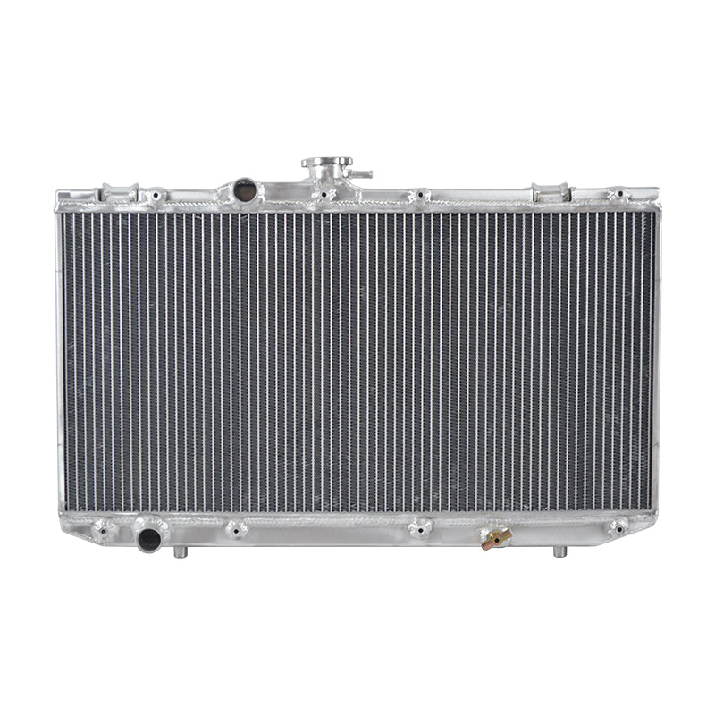 Wolrey Aluminum Radiator Fit Toyota Starlet EP81 1.3 XL 2E/2E-E I4 MT 1989-1996 1990 1991 1992 1993 1994 1995