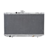 Wolrey Aluminum Radiator Fit Toyota Starlet EP81 1.3 XL 2E/2E-E I4 MT 1989-1996 1990 1991 1992 1993 1994 1995