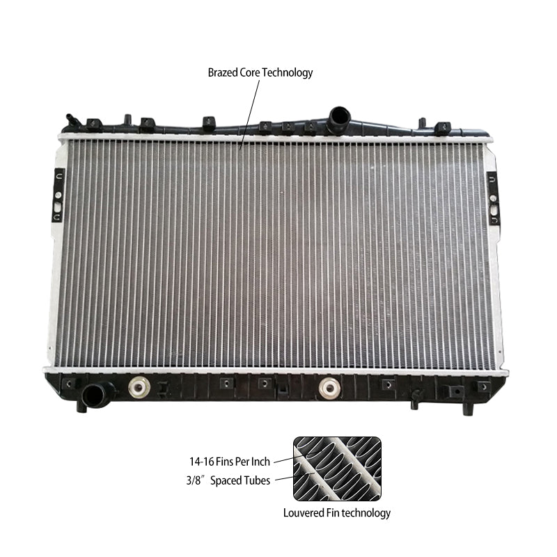 Wolrey Aluminum Radiator Fits Holden Viva JF 1.8ltr 4Cly Sedan Hatch Dr & Wagon 2005-2009 2006 2007 2008