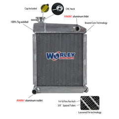 Wolrey Aluminum Radiator Fits Mini Cooper S,Morris Moke,Countryman,Saloon pre1997