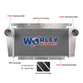 Wolrey For 1990-2006 International Navistar 4000 Series Truck Aluminum Intercooler 1991 1992 1993 1994 1995 1996