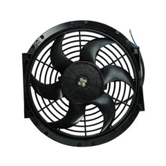 Worley Universal 1/2 PCS Curved Blade Electric Fan 10" inch 12V Volt with Mounting Fan Kit
