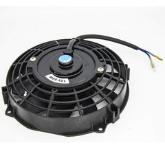 Worley Universal Curved Blade Electric Fan 7" inch 12V Volt with Mounting Fan Kit