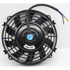 Worley Universal Curved Blade Electric Fan 7" inch 12V Volt with Mounting Fan Kit