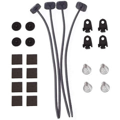 Worley Universal Curved Blade Electric Fan 12V Volt with Mounting Fan Kit