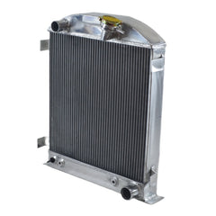 Worley 3Row Aluminum Radiator For Ford Hotrod Hot Rod Chevy Engine HI-BOY High Boy V8 AT 1932 side