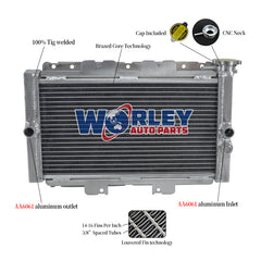 Worley Aluminum Radiator FOR 2006-2009 Yamaha Rhino 450 / Rhino 660 2004-2007 2005 2006