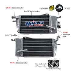 Worley Aluminum Radiator FOR Honda CR125R CR250R 1984