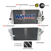 Worley Aluminum Radiator FOR Honda CRF450R CRF450 2002 2003 2004 02 03 04