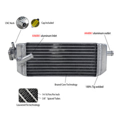 Worley Aluminum Radiator Fits Fit Suzuki RM85 RM 85 L 2002-2021 2003 2004 2005 2019 2020