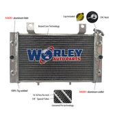 Worley Aluminum Radiator For ATV YAMAHA Rhino700 Rhino 700 2008-2011 2009 2010 2011