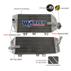 Worley Aluminum Radiator For KAWASAKI KX250F KX 250 F KXF250 2017 2018 2019 2020