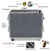 Worley Aluminum Radiator With Fan Shroud Kit Fits 88-97 TOYOTA Petrol HILUX RN85 YN85 1.8L/2.0L/2.2L/2.4L Petrol