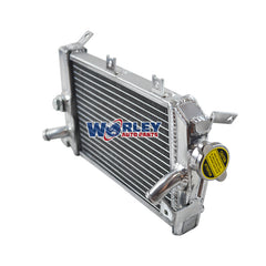 2Worley Aluminum Bike Radiator For KAWASAKI KLR650 KLR 650 2008-2010 2009 08 09 10
