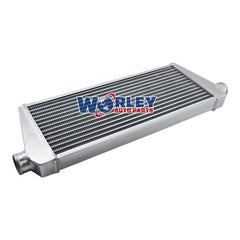 q 550 x 230 x 40mm FMIC ALUMINUM INTERCOOLER 2" INLET/OUTLET TURBO Tube and Fin