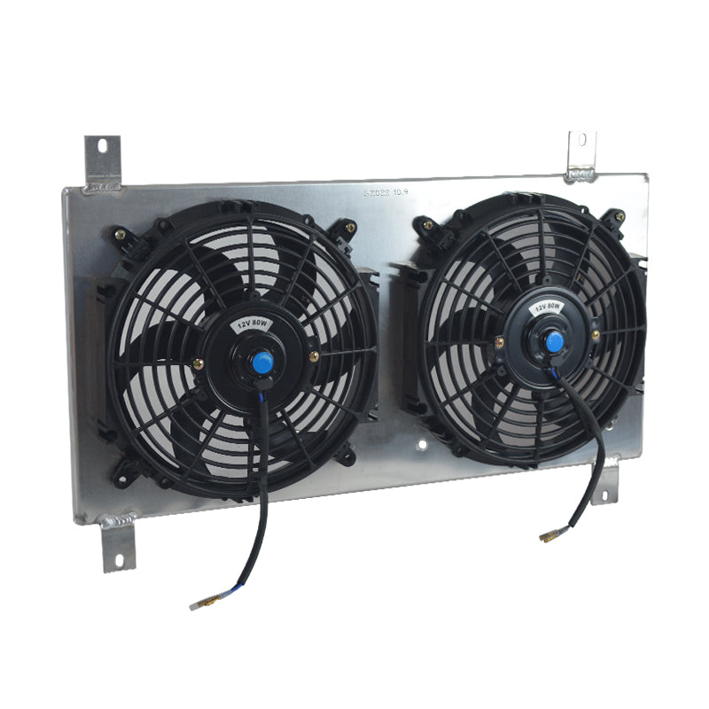 0Worley Aluminum Radiator Fan Shroud Kit Fits MAZDA MIATA MX5 MX-5 1990-1997 1991 1992 1993 1994 1995 1996