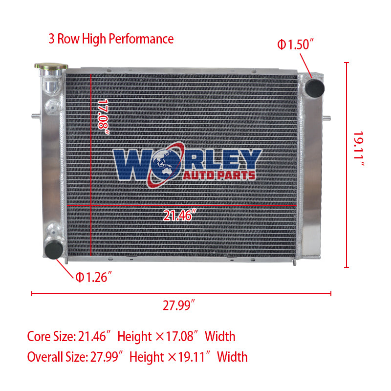 11Wolrey Aluminum Radiator For Holden V8 Commodr VG VL VN VP VR VS 