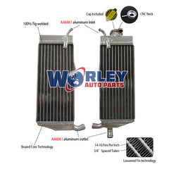 1Worley Aluminum Radiator For 1988-1989 Honda CR250 CR250R CR250 R 1988 1989 88 89