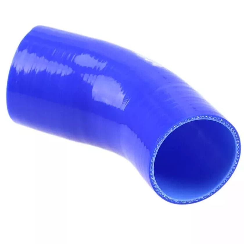Worley 2.5"inch to 3" 64mm-76mm Universal Silicone Intercooler Hose 45 Degree Elbow Turbo Coupler Pip