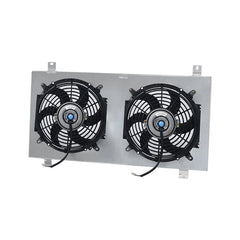 2Worley Aluminum Radiator Fan Shroud Kit Fits 1998-2003 2002 2001 2000 Subaru LIBERTY / OUTBACK H6 3.0L