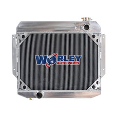 2Wolrey Aluminum Radiator FOR 1958-1960 1959 Lincoln Premiere V8 4-BBL AT
