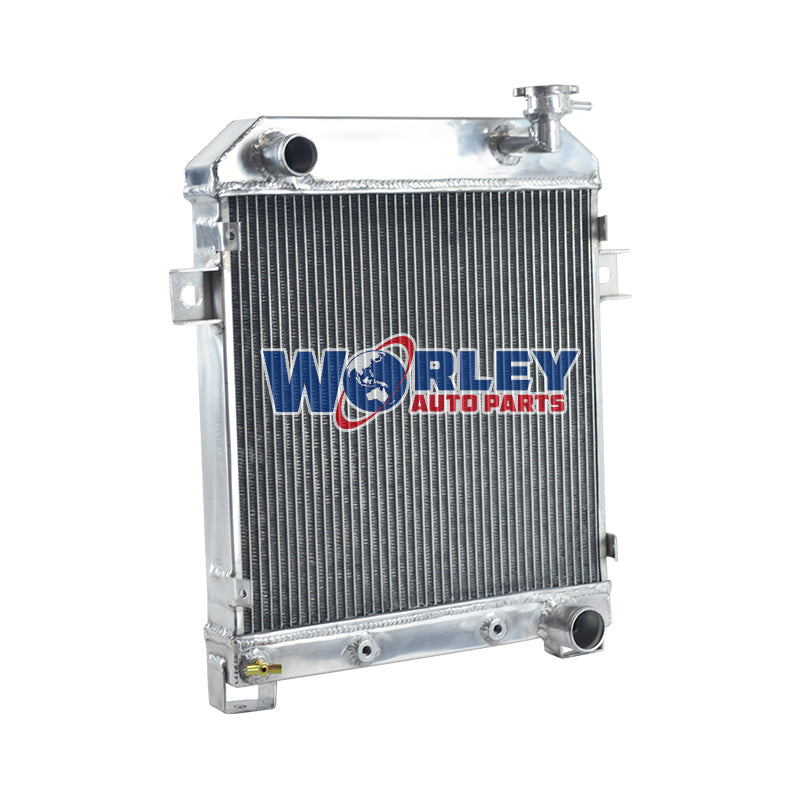 2Wolrey Aluminum Radiator FOR JAGUAR MARK 2 MK2 MK II DAIMLER 2.5 V8; V8-250 AT 1962-1967 AT