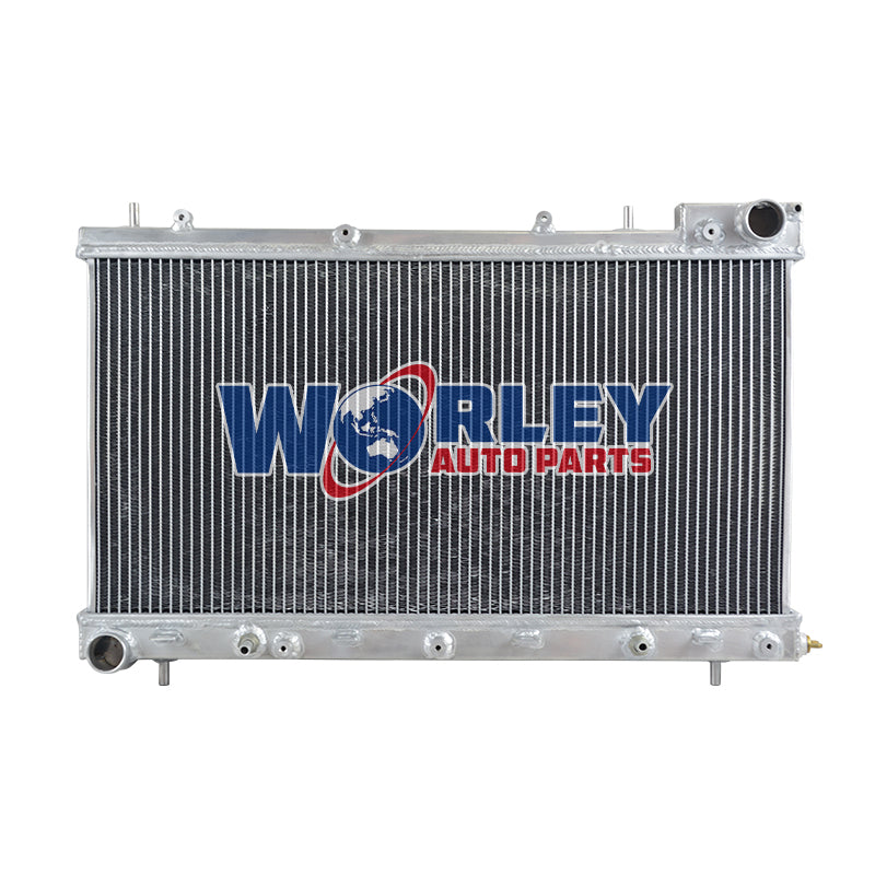 2Wolrey Aluminum Radiator FOR Subaru Forester GT SF5 EJ202 EJ205 2.0 16V Turbo 1997-2002 AT 1998 1999 2000 2001