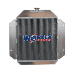 2Wolrey Aluminum Radiator Fit Ford F-100, F-250, F-350 1967-1979; F-150 1978-1979 MT