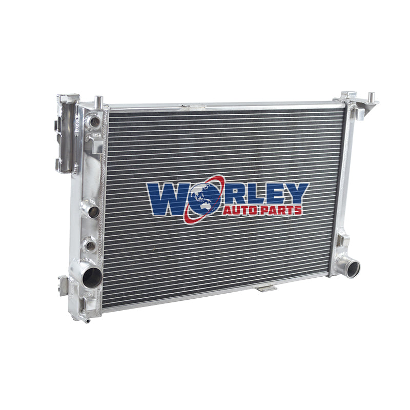 2Wolrey Aluminum Radiator Fit Mercedes Benz W204 C63 AMG 2008-2014 2009 2010 2011