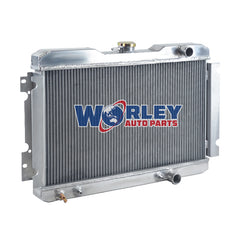 2Wolrey Aluminum Radiator Fit Nissan 720 1983-1986 2.4L 2.0L L4 SPAWON 1984 1985