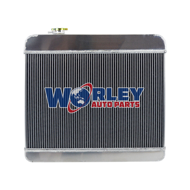 2Wolrey Aluminum Radiator Fits 1965 1966 GMC 1000/1500 Series Truck V6 Engine AT