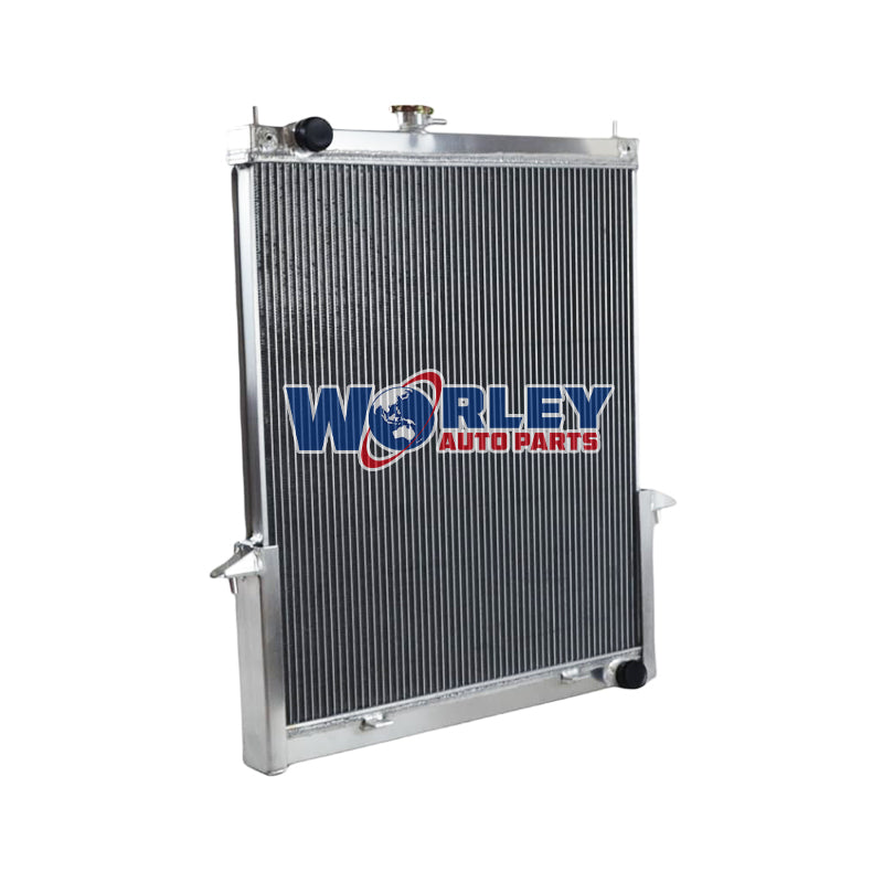2Wolrey Aluminum Radiator Fits 2002-2020  Nissan Patrol Y61 GU 3 4 5 4.8L TB48 Petrol MT 2003 2004 2005 2006 2007 2008 2009
