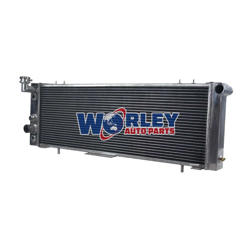 2Wolrey Aluminum Radiator Fits Jeep Cherokee XJ 2.5 4.0 1991-2001 AT/MT 1992 1993 1994