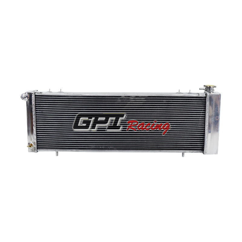 2Wolrey Aluminum Radiator Fits  Jeep Cherokee XJ 4.0L Right Hand Drive 1994-2001 AT 1995 1996 1997 1998 1999
