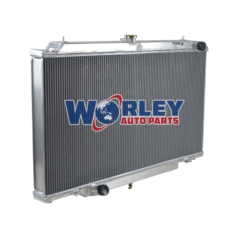 2Wolrey Aluminum Radiator Fits Nissan Patrol GU Y61 2.8/3.0/4.2L Turbo Diesel ZD30 TD42 MT