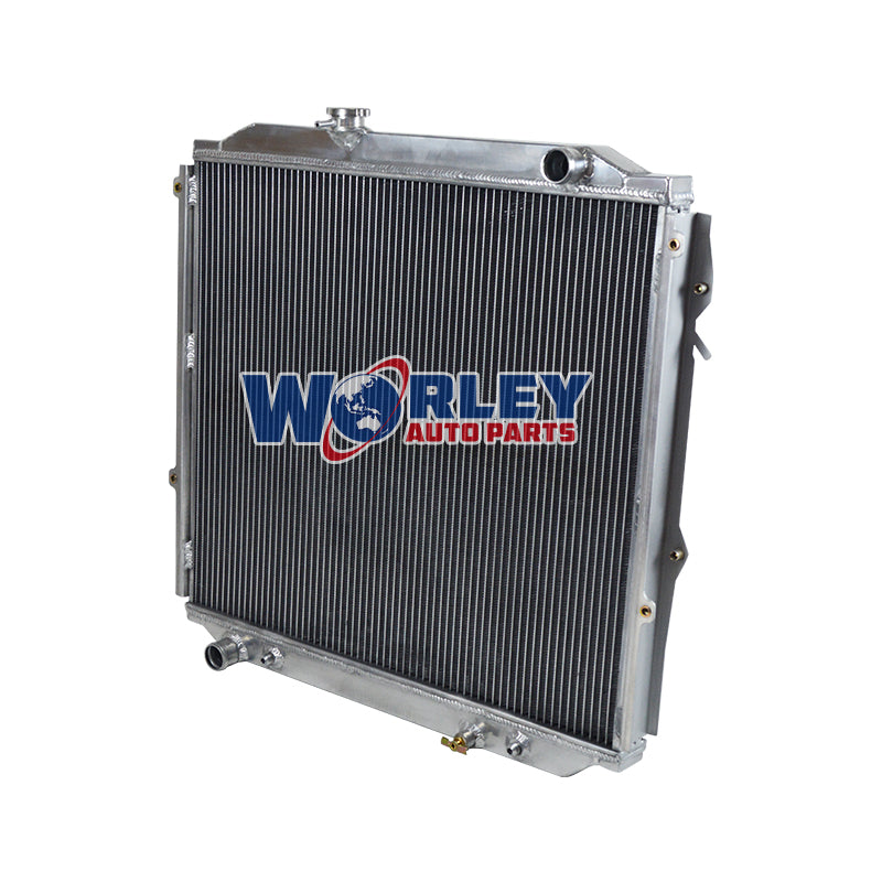 2Wolrey Aluminum Radiator Fits TOYOTA 4RUNNER 2.7 L4 3.4 V6 6CYL 1996-2002 1997 1998 1999