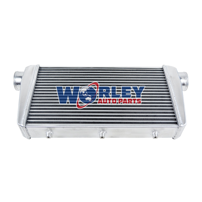 2Wolrey Core 500x290x62mm FMIC Universal Aluminum Turbo Intercooler 3" Inlet/Outlet 76mm
