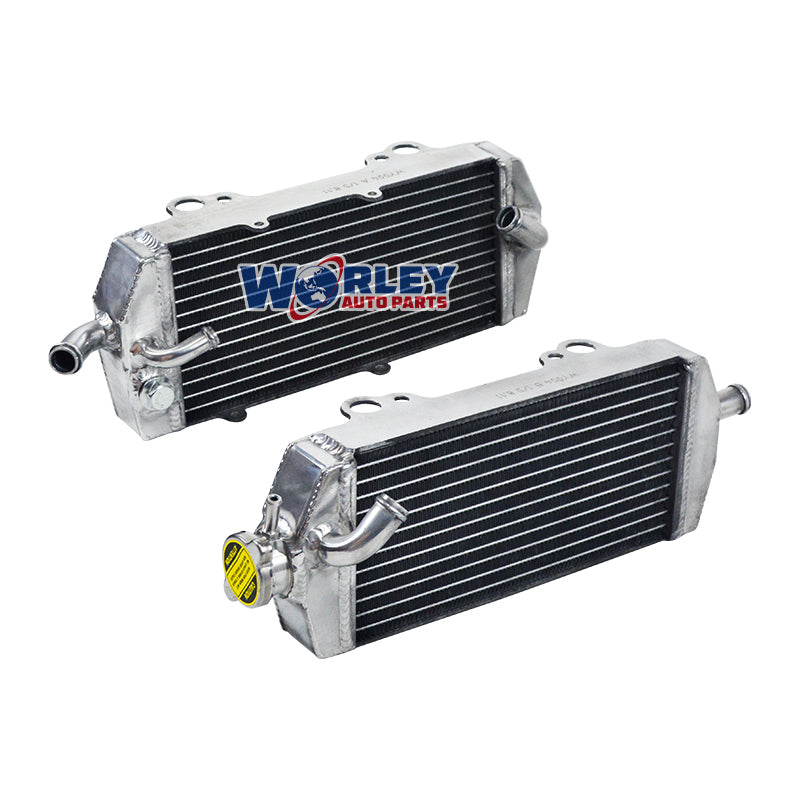 2Worley Aluminum Radiator FOR KTM 450SX 525SX 450/525 MXC/EXC 2003-2007 2004 2005 2006