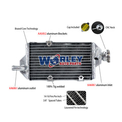 2Worley Aluminum Radiator For HONDA CRF250L CRF 250 L 2013-2020  2014 2015 2016 2017 2018 2019