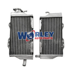 2Worley Aluminum Radiator For Honda CR125 CR125R CR 125R CR 125 2004 04