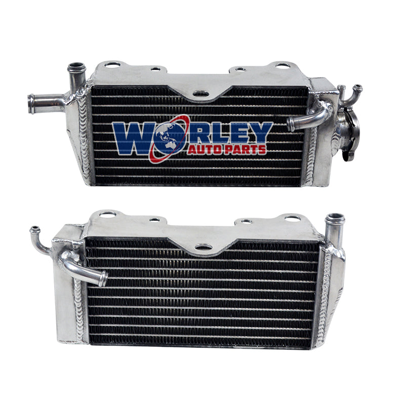 2Worley Aluminum Radiator For Honda CR 125 R CR125R 2-STROKE 1989 89
