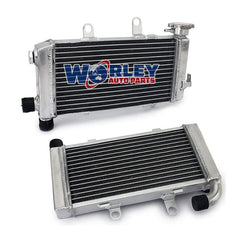 2Worley Aluminum Radiator For  Honda Super Hawk VTR1000F V-Twin 1997-2005 1998 1999 2000 2001 2002 2003 2004