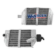 2Worley Aluminum Radiator For KTM 50 SX/ 50SX Mini/ SXS 2012-2023  2020 2019 2018 2017 2016 2015 2014 2013