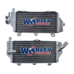 2Worley Aluminum Radiator For YAMAHA YZF250 YZ250F YZ 250F 2010 2011 2012 2013 