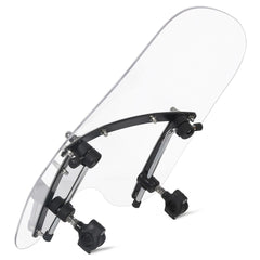 Worley Motorcycle Windshield Windscreen For Yamaha V Star 650 XVS650 250 1100 18''x16'' Handlebar Windshield Windscreen