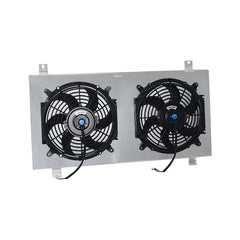 3Worley Aluminum Radiator Fan 3Shroud Kit Fits 1998-2003 2002 2001 2000 Subaru LIBERTY / OUTBACK H6 3.0L