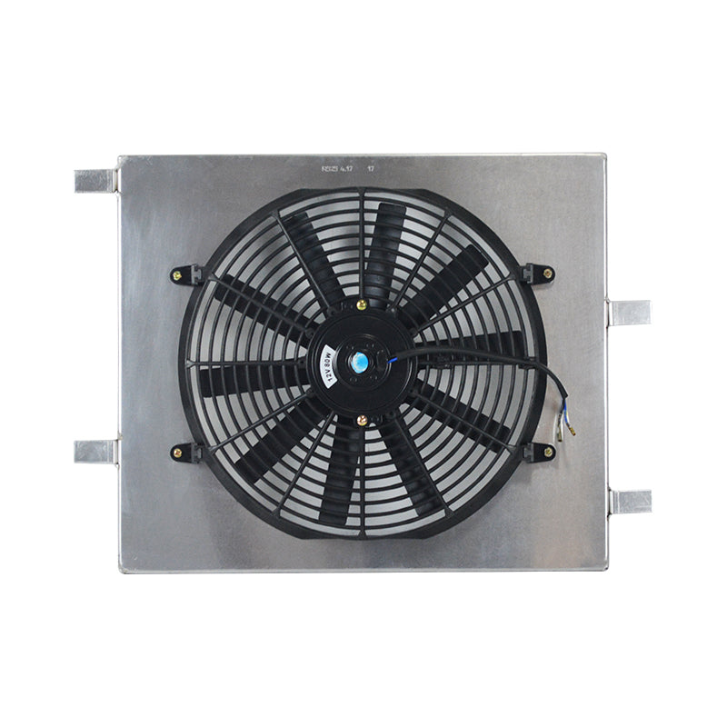 3Worley Aluminum Radiator Fan Shroud Kit Fits  2011-2017 2016 2015 Nissan Juke 2018 2019 Sentra 1.6L MT